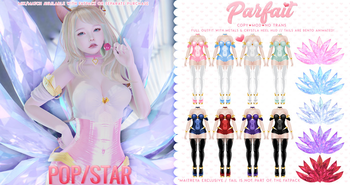 parfait. POP/STAR .white.