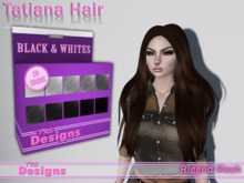 Tatiana Hair With Hud Black & Whites