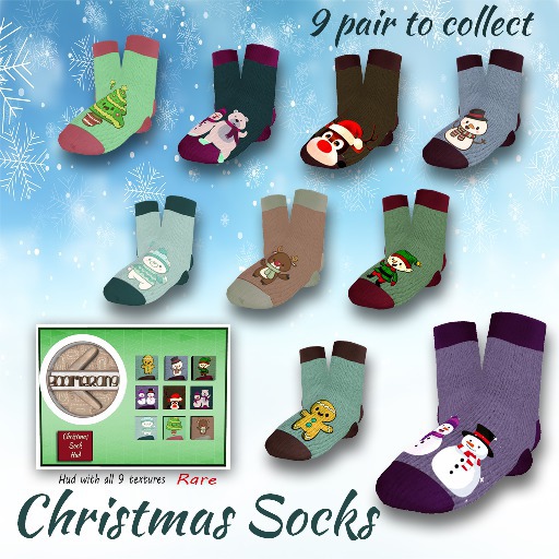 [Boomerang] - Christmas RARE Socks Box