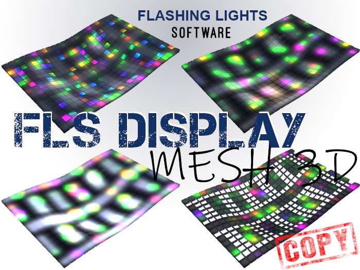 Second Life Marketplace - [FLS] DJ Display Wall 3D (rhythmically play ...