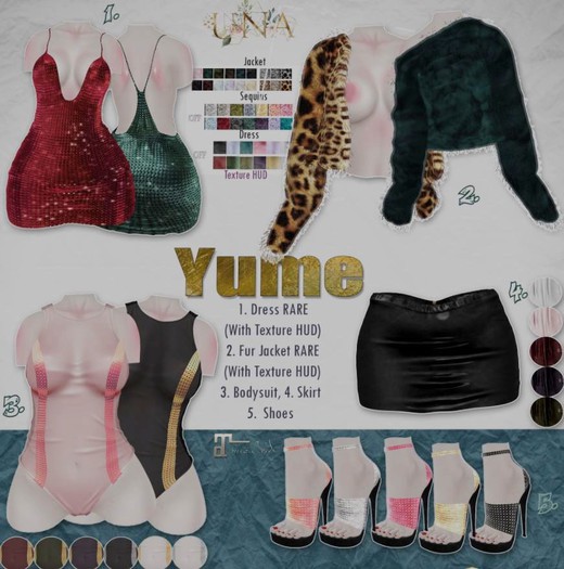 UNA. Yume.Skirt white