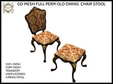 GD MESH FULL PERM OLD DINING CHAIR STOOL