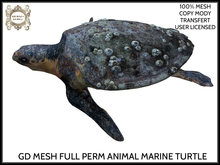 GD MESH FULL PERM ANIMAL MARINE TURTLE