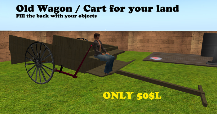 Horse Drawn Cart for Display (Boxed) - JB
