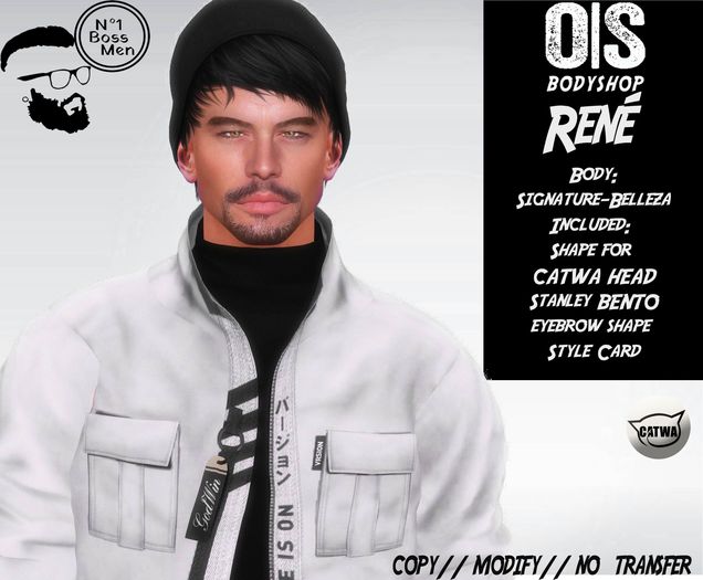 !OS!  Shape Bento Rene-  Head stanley
