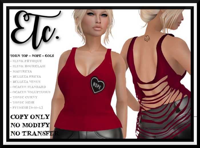 Etc. Torn Top - Nope