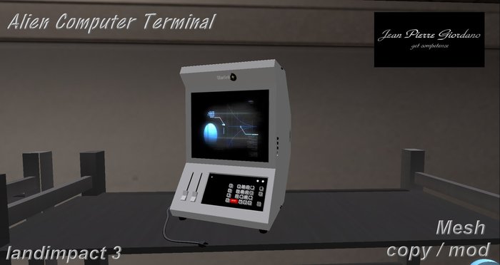 Alien Computer Terminal mesh 
