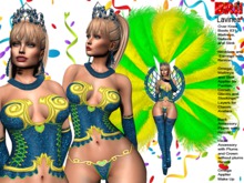 **LAVINEA CARNIVAL SAMBA STYLE COMPLET OUTFIT **