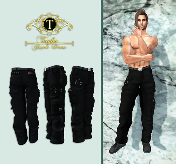 **Tugba**Corgo Pants  Black DEMO