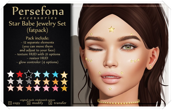 Persefona Star Babe Jewelry Set (fatpack)