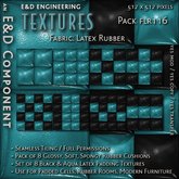 [FLR116] 8 Soft, Spongy Aqua Latex Textures Rubber Textures Rubber Cushions from E&D ENGINEERING
