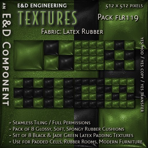 [FLR119] 8 Jade Green Latex Textures Jade Green PVC Textures Jade Green Vinyl Textures Rubber Cushion by E&D ENGINEERING