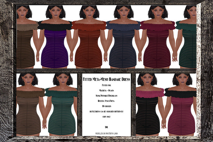 Meta-Mesh Bandage Dress