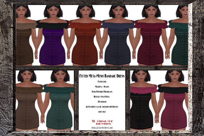 Meta-Mesh Bandage Dress DEMO