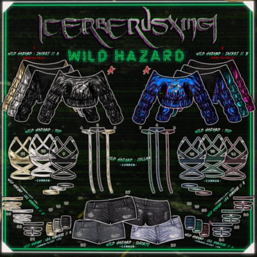 17. [CX] Wild Hazard Leg Harness - Gold (A) // Maitreya