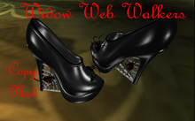 Black Widdow Web Walkers Halloween