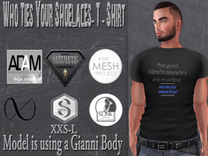 Who Ties Your Shoelaces - Men's - T-Shirt