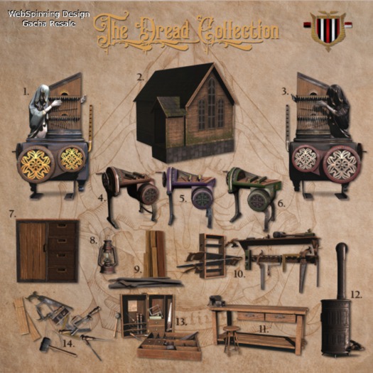 [ContraptioN] The Dread: Jean's Tool Clutter Set BOXED