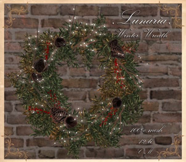 .Lunaria. Winter Wreath {Add Me}
