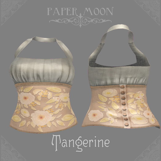 *pm* Anitya: Corselette/Tangerine
