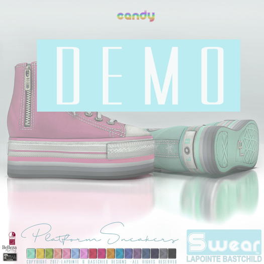 L&B - Platform Sneakers - Candy - DEMO