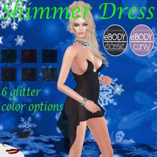 YGTL - EBODY CLASSIC/CURVY SHIMMER  DRESS 