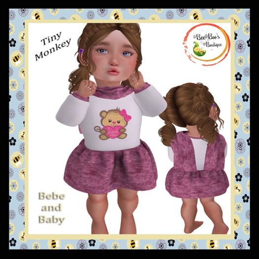 BeeBoo's - Tiny Monkey Dress - TD Baby & BeBe
