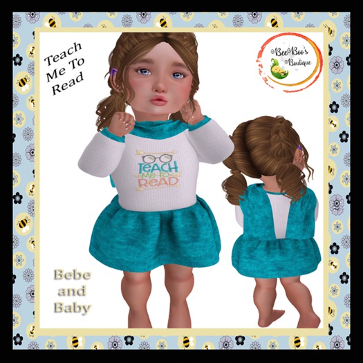 BeeBoo's - Teach Me To Read Dress - TD Baby & BeBe