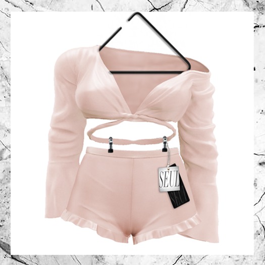 SEUL - Crossed Clover Set - Nude 