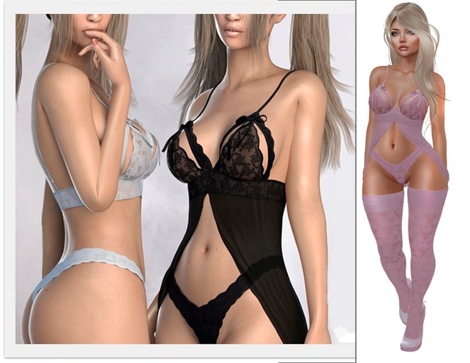 Blueberry - Love Bite - FULL SET Pink (6 items) -Maitreya