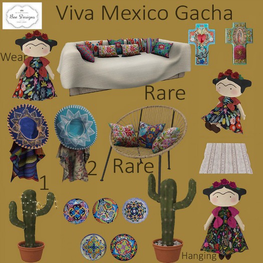 .:Bee Designs:. Viva Mexico! Gacha Rug