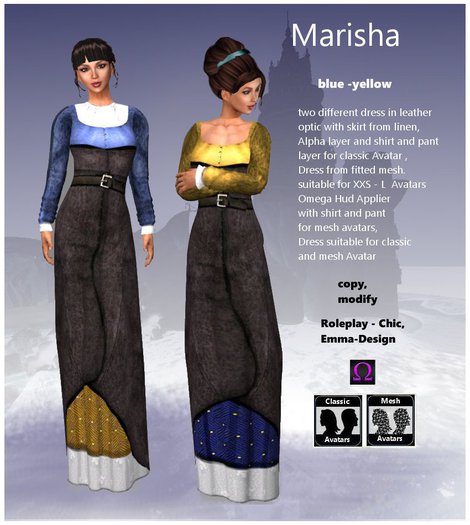 RP-Chic Marisha blue-yellow