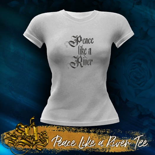*SDG* Peace Like a River T-Shirt - White