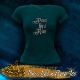 *SDG* Peace Like a River T-Shirt - Teal