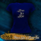 *SDG* Peace Like a River T-Shirt - Sapphire