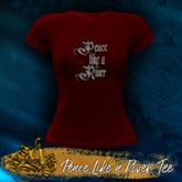 *SDG* Peace Like a River T-Shirt - Red