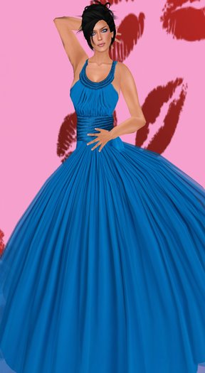 #471 Wetherby's Delirium Tremens GOWN - Blue