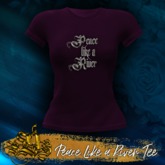 *SDG* Peace Like a River T-Shirt - Mulberry