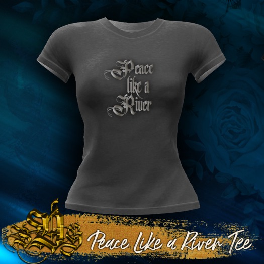 *SDG* Peace Like a River T-Shirt - Grey