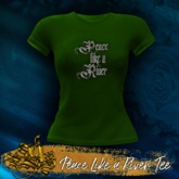 *SDG* Peace Like a River T-Shirt - Green