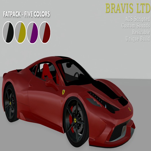 Bravis Ltd - F 458 Fat Pack