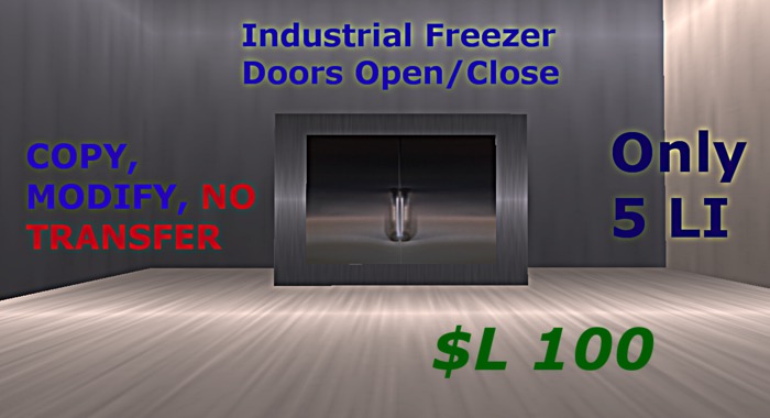 industrial freezer (Boxed)