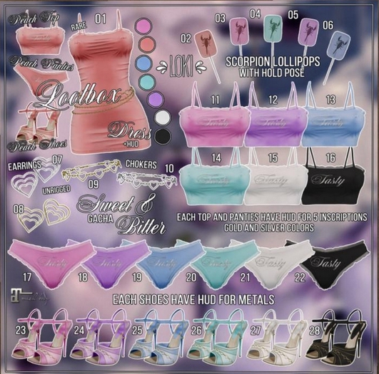 23.Loki - Sweet&Bitter GACHA - Pink Shoes - Maitreya