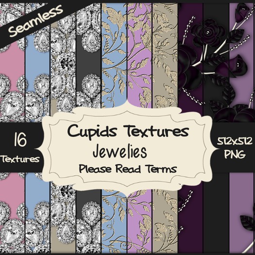 *Cupids Textures * 16 JEWELIES
