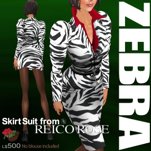 Skirt Suit from Reico Rose / zebra