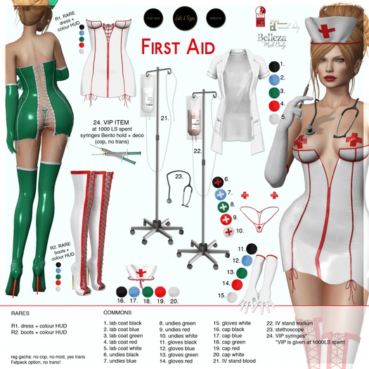 R1. S&P First Aid Dress Maitreya RARE