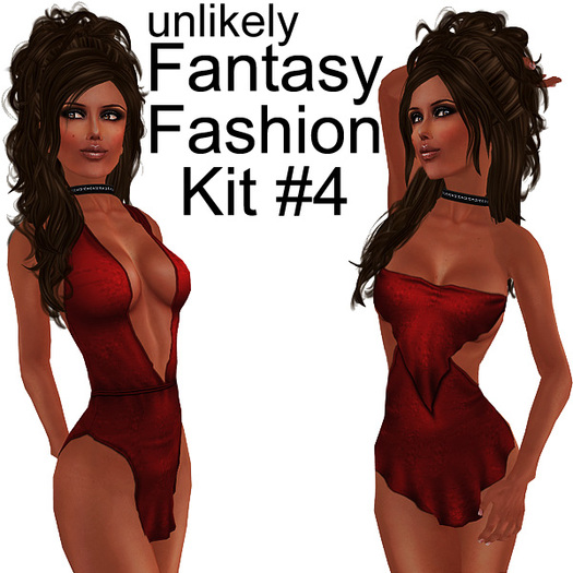Unlikely Fantasy Fashion#4 Full Perm PSD Kit 