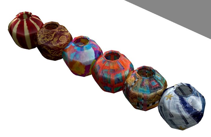 6 vases  full permission by Rita Munro