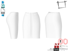 Dae Obj FBX Velcro Front Pocket Pencil Skirt Slink, Belleza, Maitreya, Tonic, Ocacin Standard