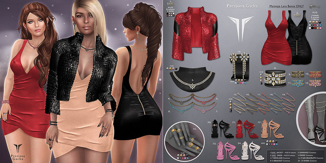 **RE** Preziosa Necklace - Red - Common